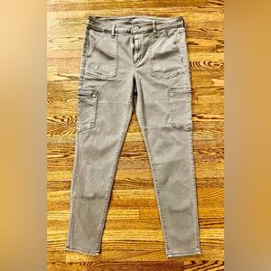 American Eagle Light Grey Jeggings, Women’s Size 14 Regular